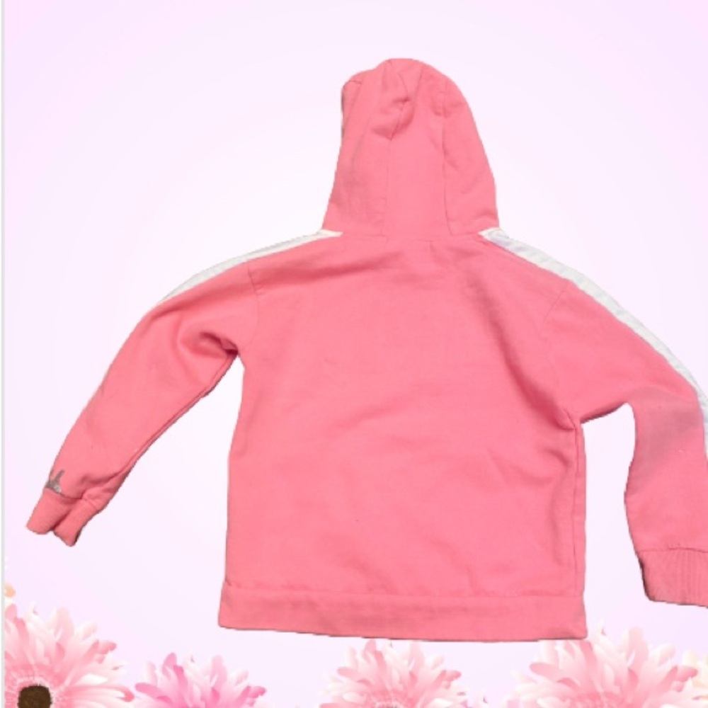Puma Pink Graphic Kids Hoodie - Picture 3 of 6